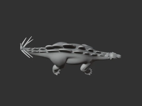 Wuerhosaurus 3D Model