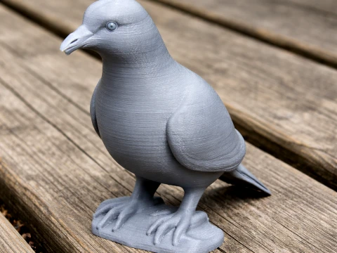 African green pigeon 3D Modell