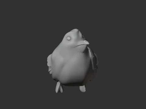 American black swift 3D Model