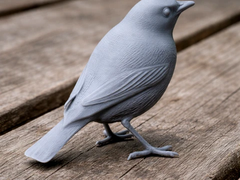 American pipit 3Dモデル