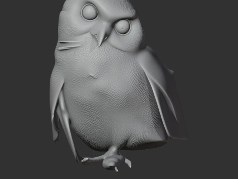 Andaman scops owl 3D Model