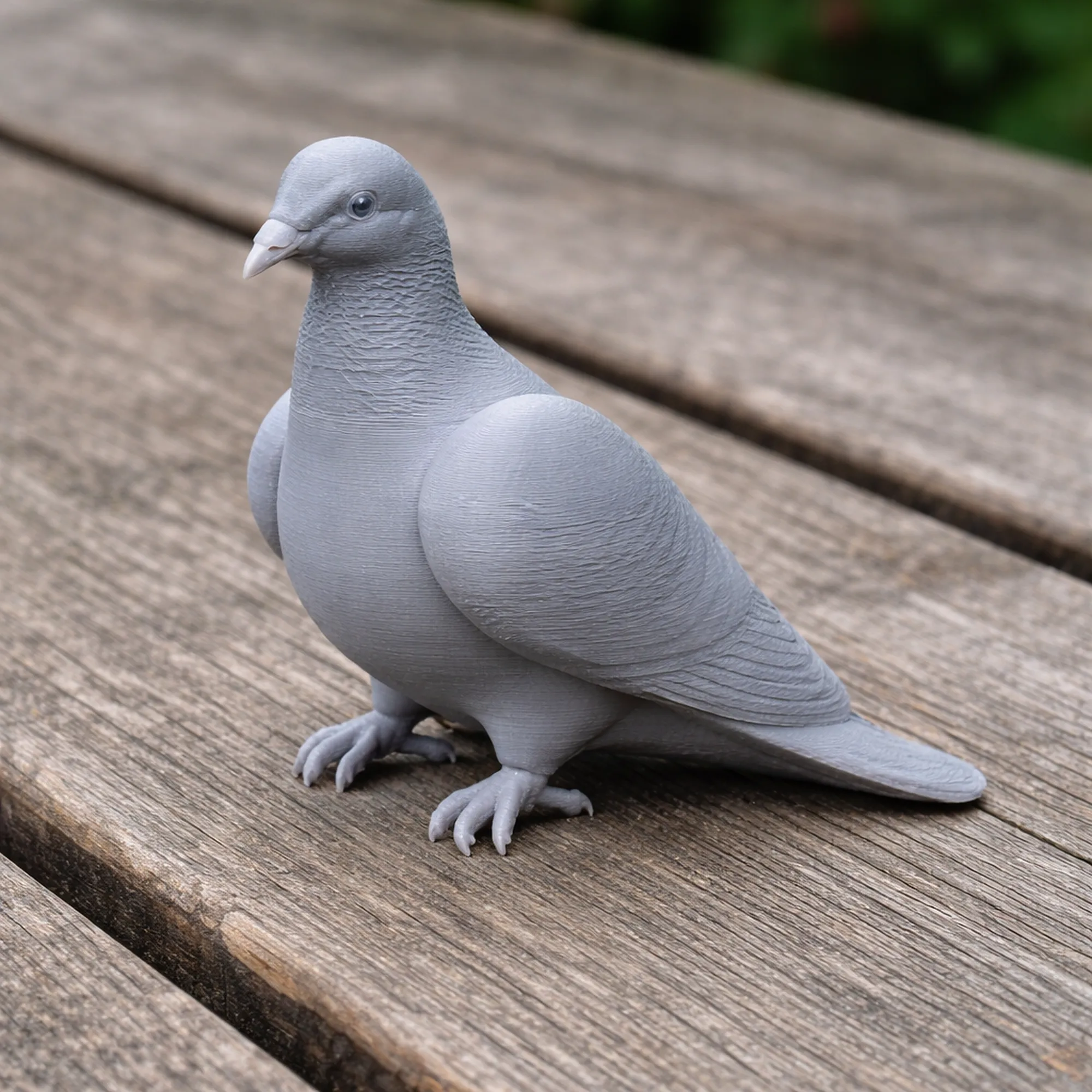 Ashy wood pigeon 3D Model .c4d .max .obj .3ds .fbx .stl .blend