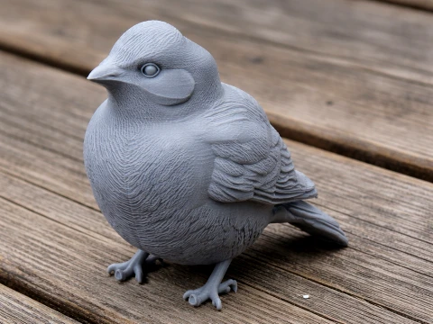 Asian rosy finch Modèle 3D