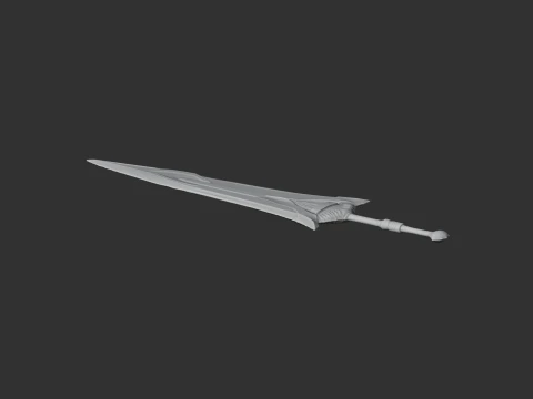 Artian Blade II Monster Hunter Wilds 3D Model
