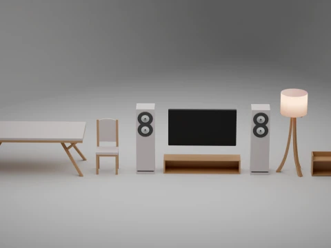 Furniture collection 3D Model