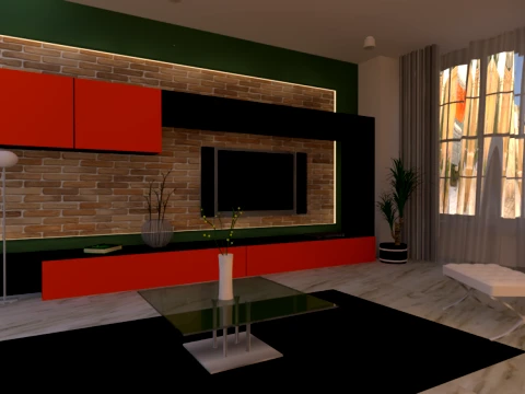 LIVING ROOM 3D Model