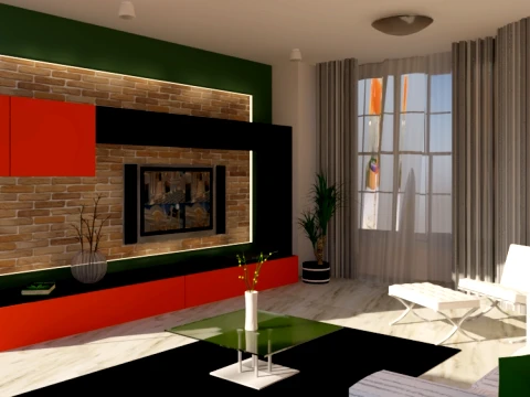 LIVING ROOM 3D Model
