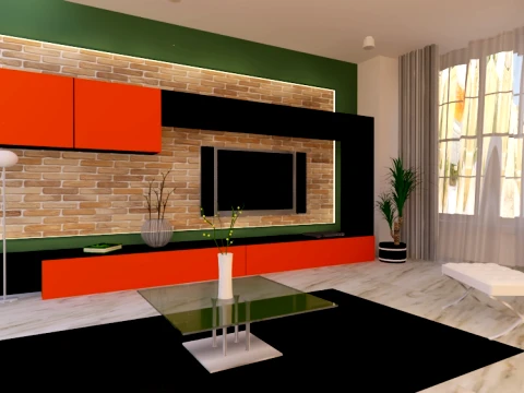LIVING ROOM 3D Model