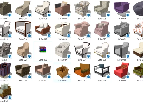 High-Quality 3D Sofa 3D Model