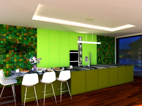 Modern kitchen 3D Model
