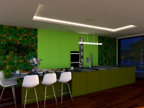 Modern kitchen 3D Model