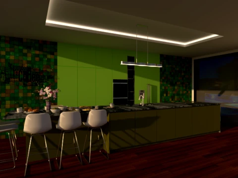 Modern kitchen 3D Model