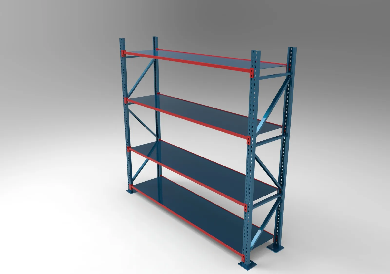 RACK HEAVY DUTY 3D Model .c4d .max .obj .3ds .fbx .stl .blend 