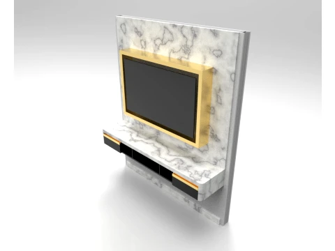 TV ENTERTAINMENT UNIT 3D Model