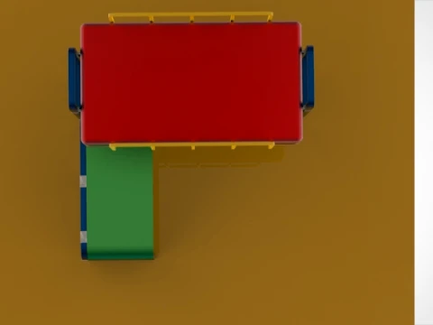 Kids Loft Bed 3D Model