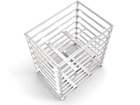 Heavy load of special Leyette basket 3D Model