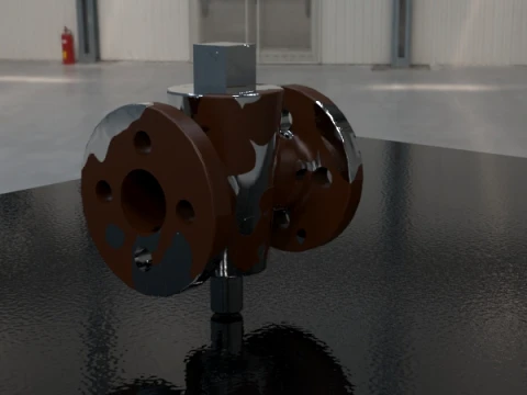 VENTIL 3D-MODELLTEIL 3D Modell
