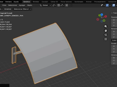 Dome Canopy 3D Model