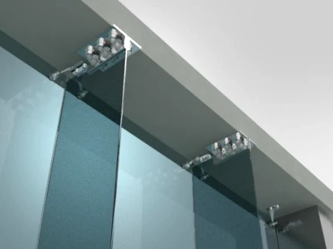 GLASS FACADE USING SPIDER SYSTEM 3D Model