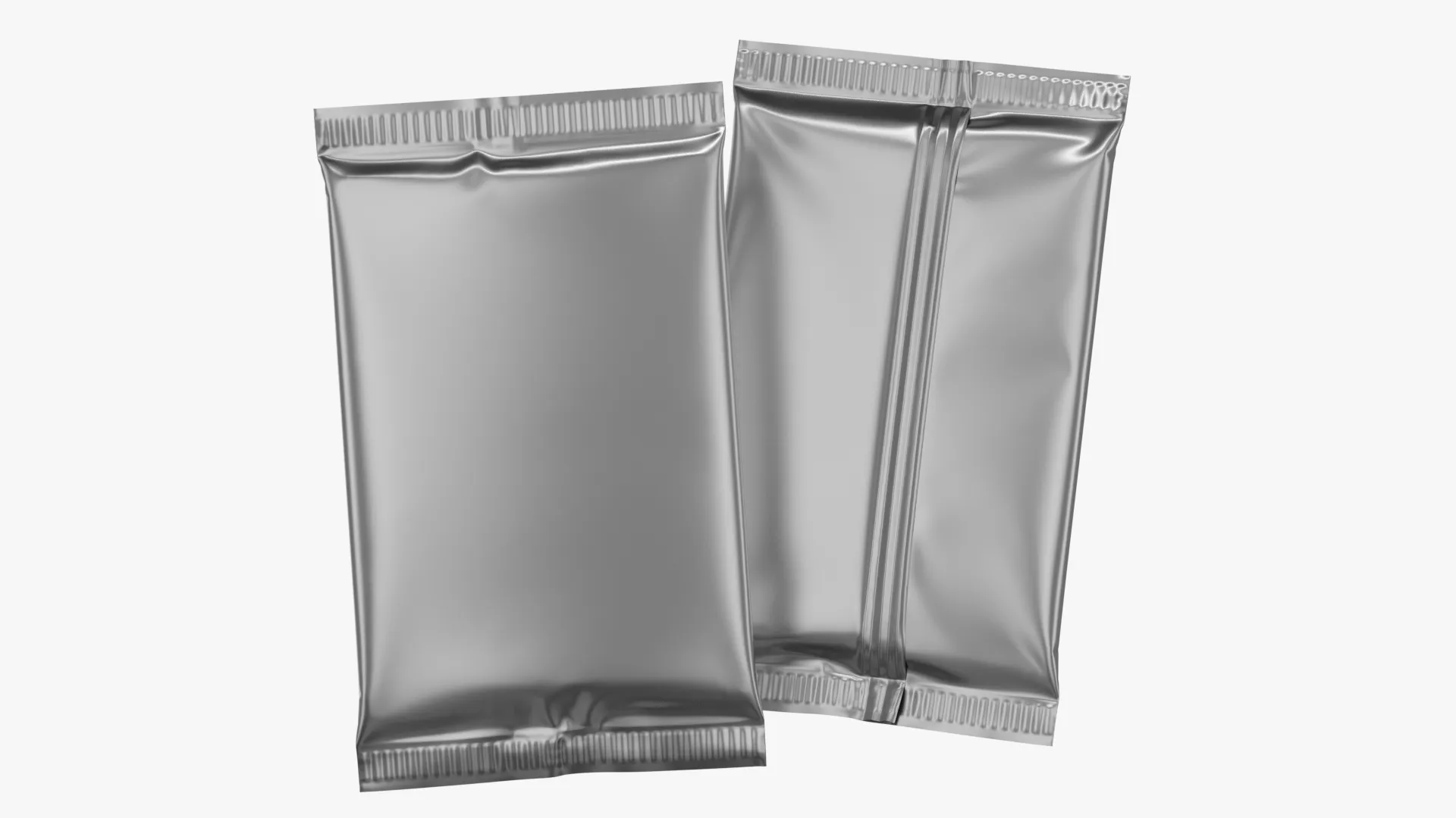 Booster Pack Foil Wrapper 3D Model .c4d .max .obj .3ds .fbx .stl .blend 