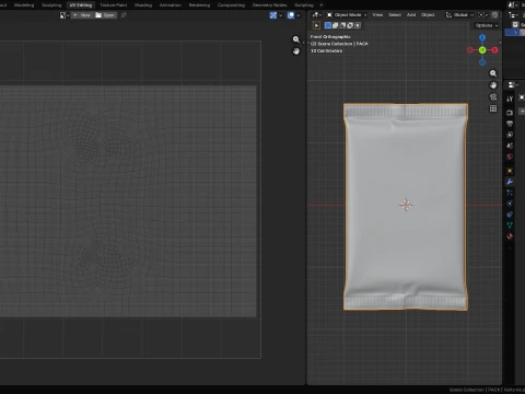 Booster Pack Foil Wrapper 3D Model