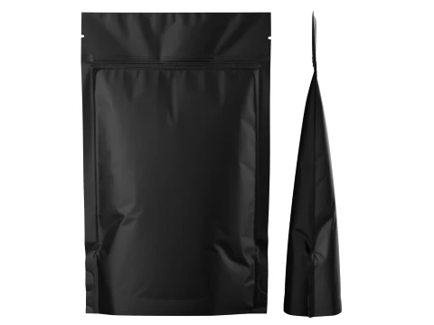 Matte Square Stand Up Pouch with Zipper Mockup 14 3D Model