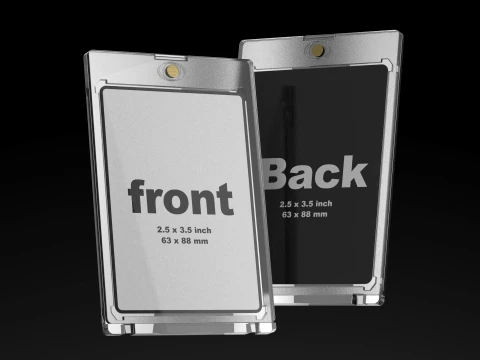 TCG Magnetic Card Holder Mockup 01 3D Model