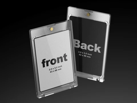 TCG Magnetic Card Holder Mockup 01 3D Model