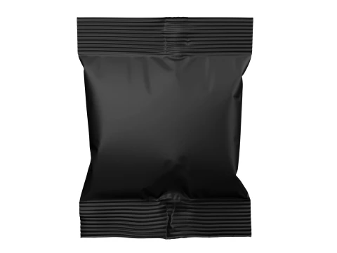 Snack Pack Foil Wrapper Mockup 11 3D Model