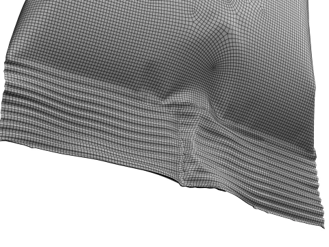 Snack Pack Foil Wrapper Mockup 11 3D Model