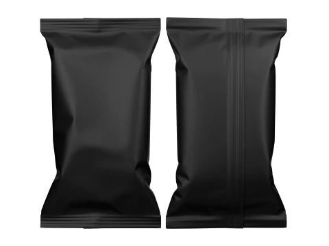 Snack Paketi Folyo Ambalaj Maketi 14 3D Model