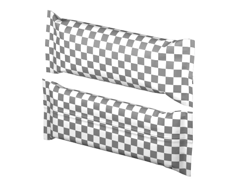 스낵 팩 호일 포장지 모형 12 3D 모델
