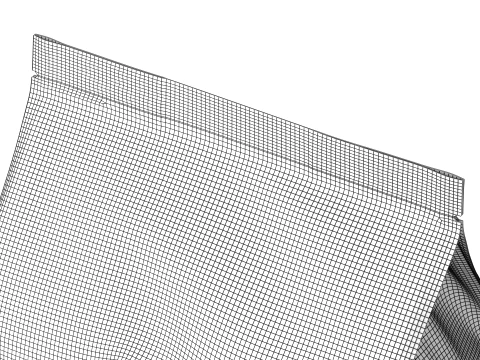 フォーシールバッグポーチモックアップ06 3Dモデル