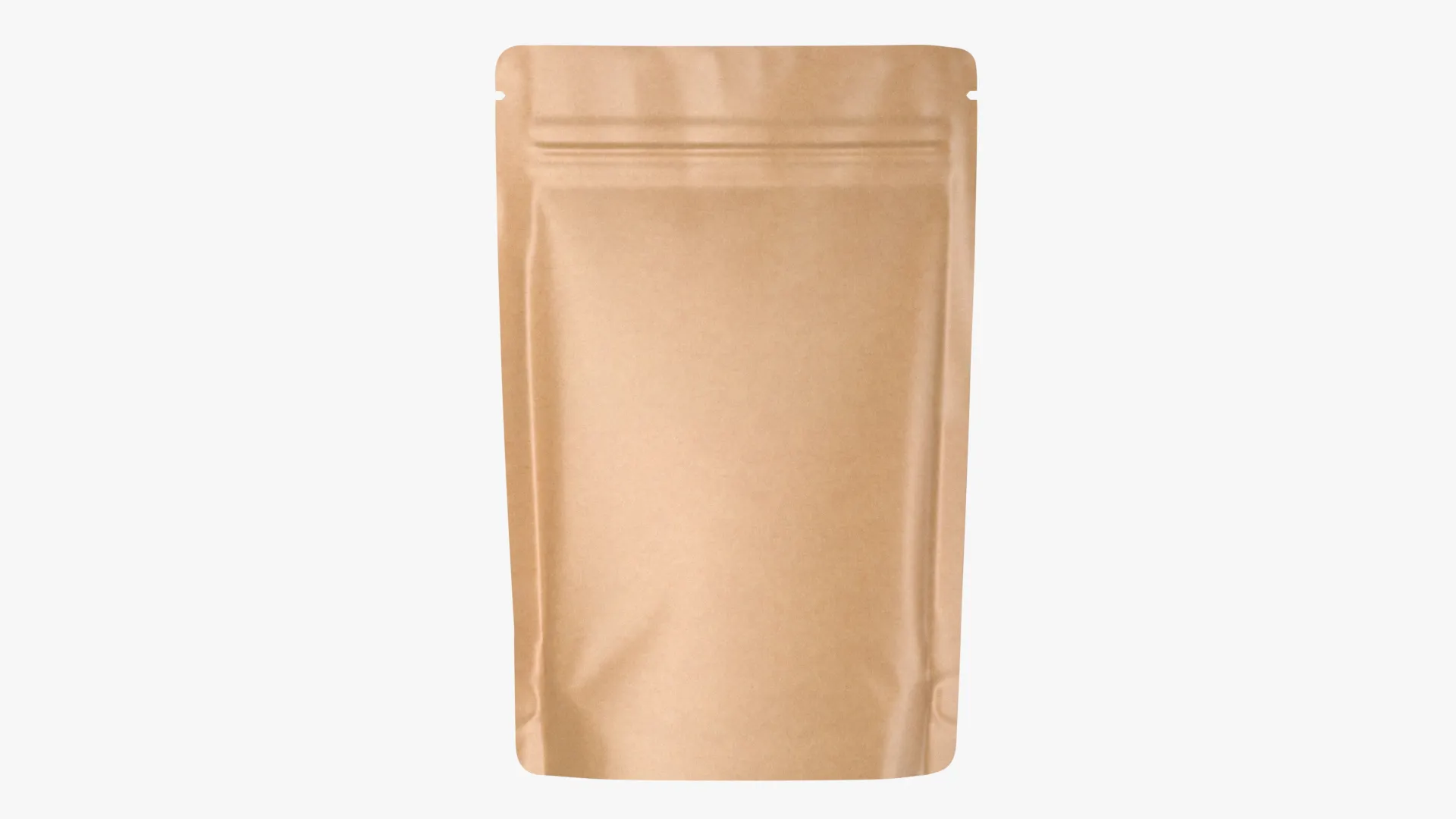 Stand Up Pouch Mockup 17 3D Model .c4d .max .obj .3ds .fbx .stl .blend