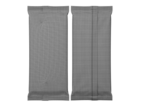 Snack Bar Foil Wrapper Mockup 02 3D Model