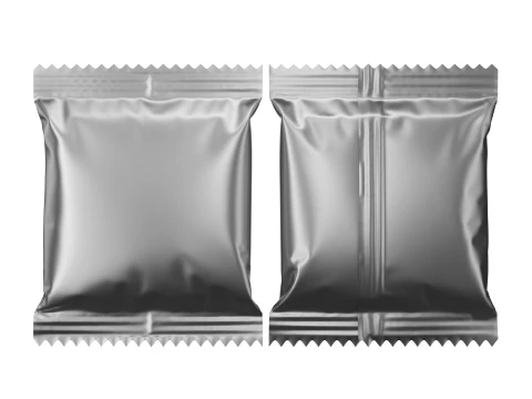 Maquette d'emballage en aluminium pour pack de collations 16 Modèle 3D