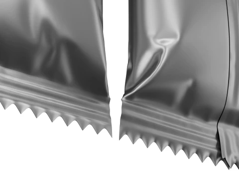 スナック パック ホイル ラッパー モックアップ 16 3Dモデル