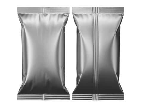 Snack Pack Foil Wrapper Mockup 15 3D Model