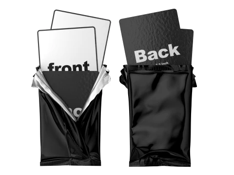 Opened TCG Pack Mockup 01 3D Model