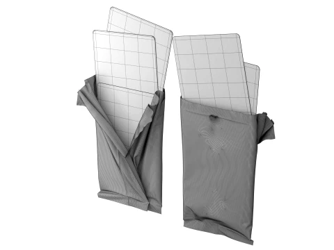 Opened TCG Pack Mockup 01 3D Model