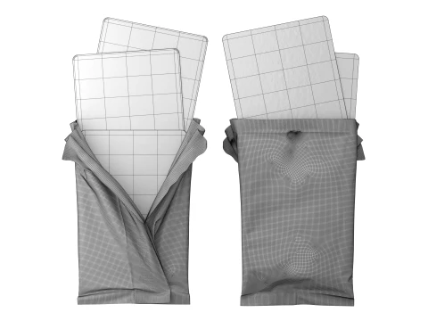 Opened TCG Pack Mockup 01 3D Model