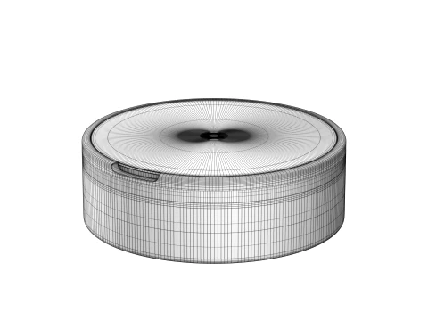 Snus Plastic Box Mockup 01 3D Model