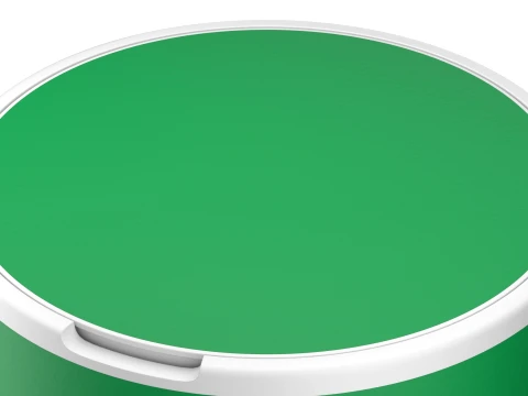 Snus Plastic Box Mockup 01 3D Model