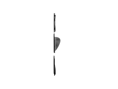 Ellipse Sticker Mockup Set 3D Model