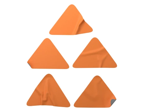Üçgen Çıkartma Maketi Seti 3D Model