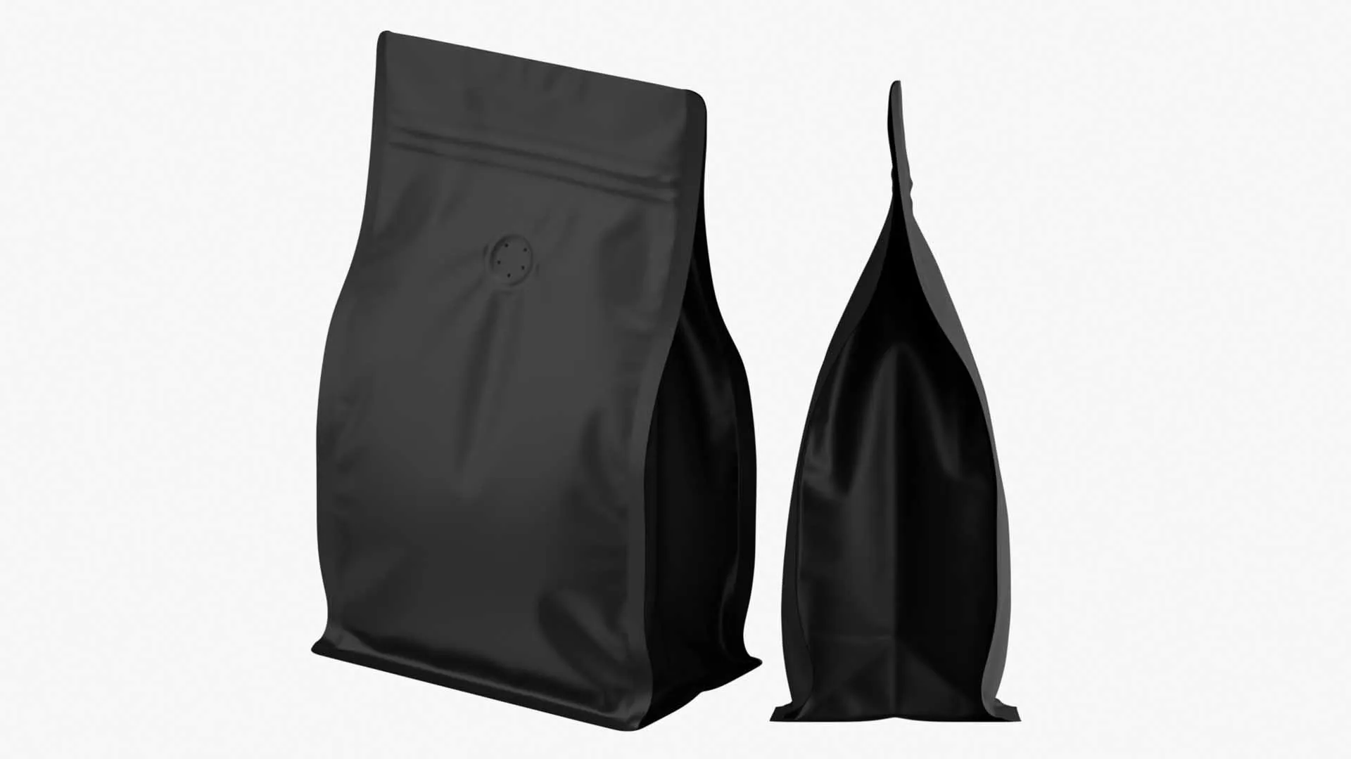 Coffee Bag Mockup 20 3D Model .c4d .max .obj .3ds .fbx .stl .blend