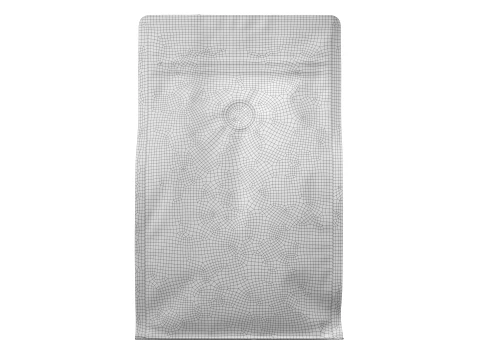 Coffee Bag Mockup 20 3D Model