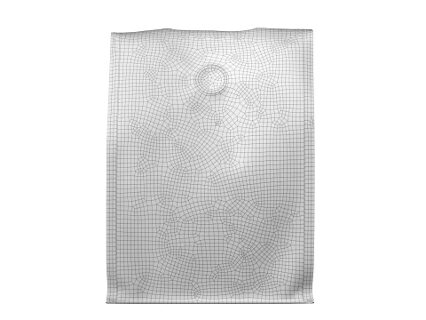 Coffee Bag Mockup 21 3D Model