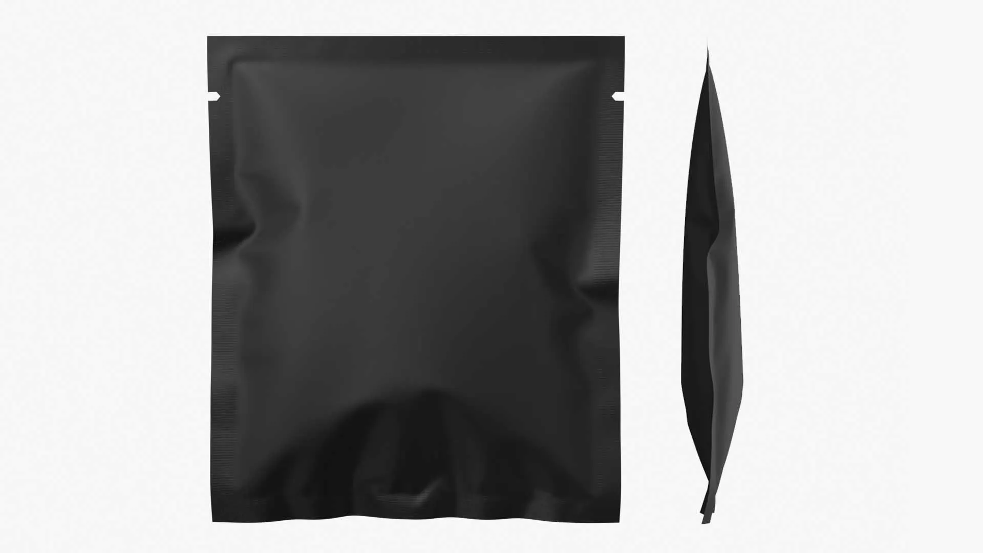 Single Serve Drip Coffee Bag Mockup 01 3D Model .c4d .max .obj .3ds .fbx .stl .blend 