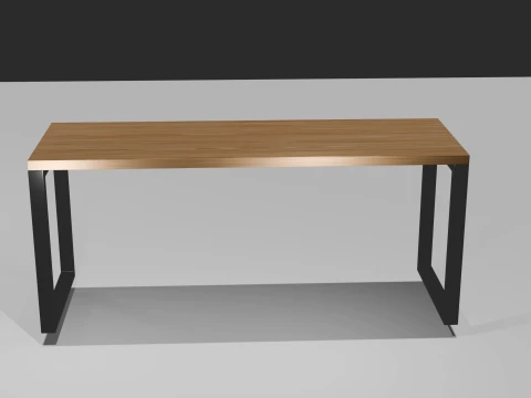 Modern office table 3D Model